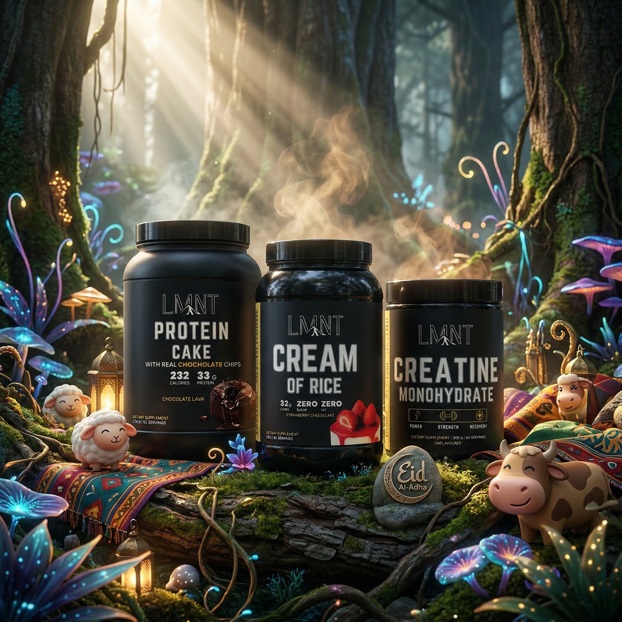 LMNT - EID BUNDLE (Protein Cake + Cream of Rice + Creatine)